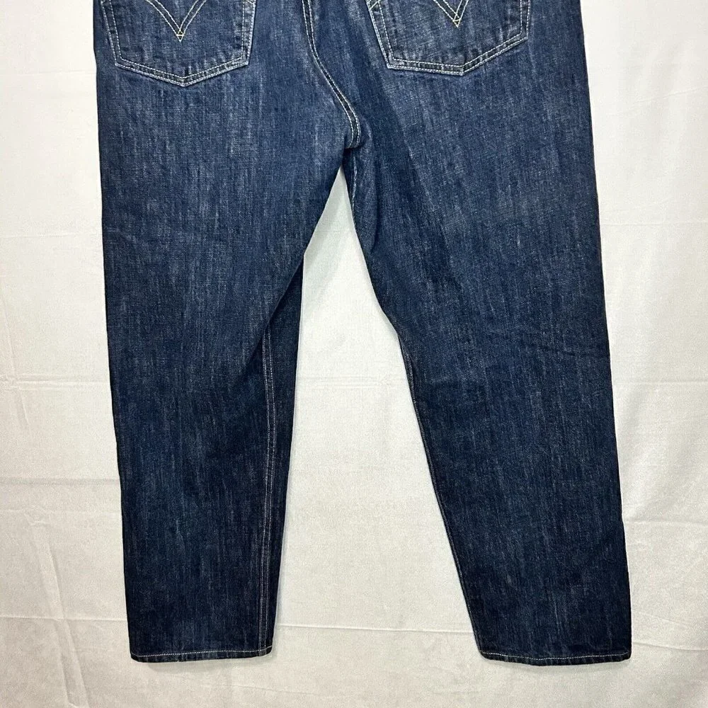 Levis 501 Jeans Regular Button Fly Straight Leg Denim Tag: 40x32 Actual: 38x30